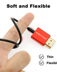 Alvin’s Cables 8K 2.1 Micro-HDMI to Full HDMI Cable for Atomos-Ninja-V 4K-60P Record 48Gbps HDMI for Canon-R5C,R5,R6