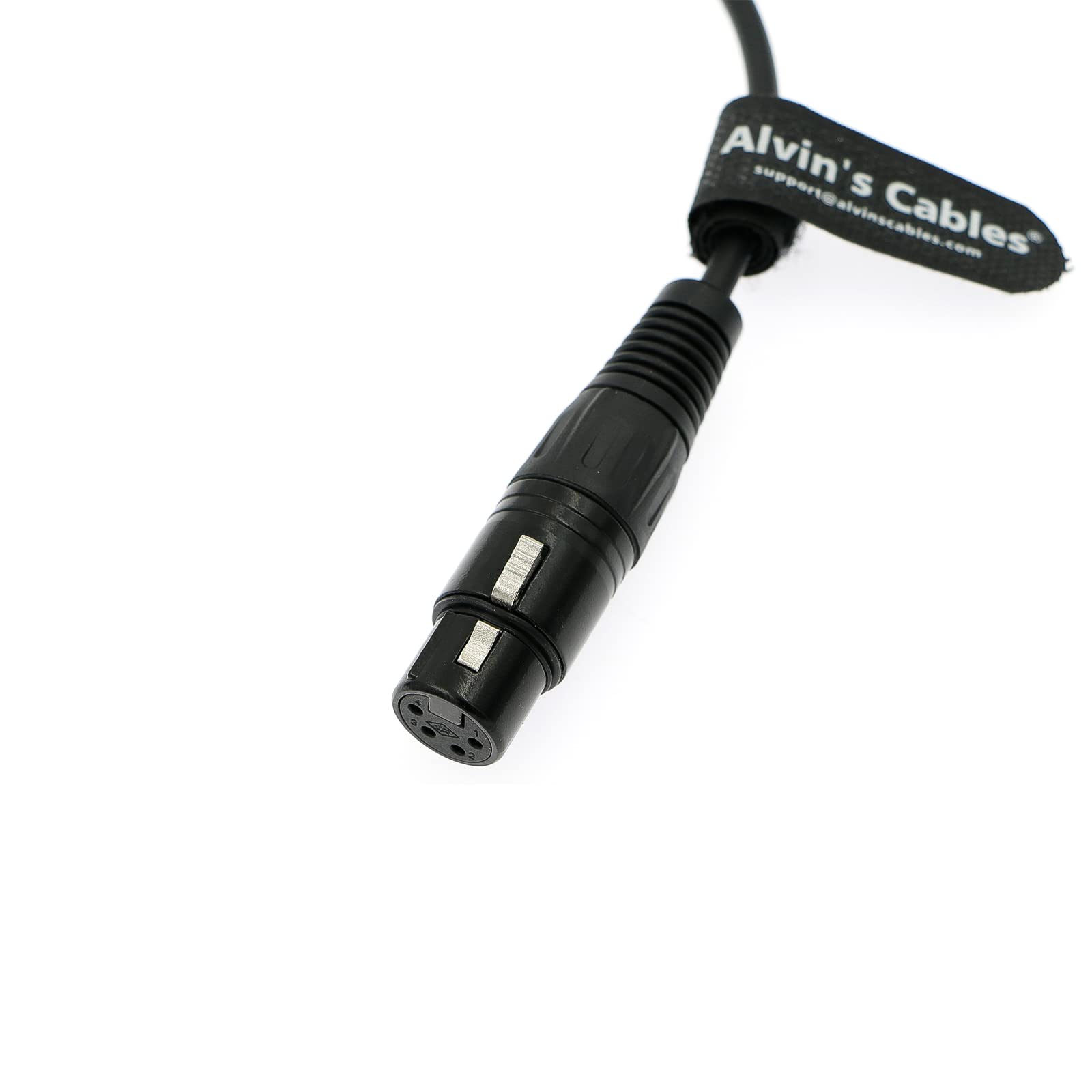 Alvin's Cables Power Cable for Sony Venice F55 SXS Camera for Steadicam M1 M2 Sled 2B 3 Pin Male to XLR 4 Pin Female 12V Power Cable