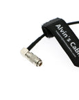 Alvin’s Cables RED Komodo Timecode Cable Right Angle DIN to Right Angle EXT 9 Pin Male Timecode in Cable from Atomos UltraSync ONE Timecode Sync 30cm|12inches