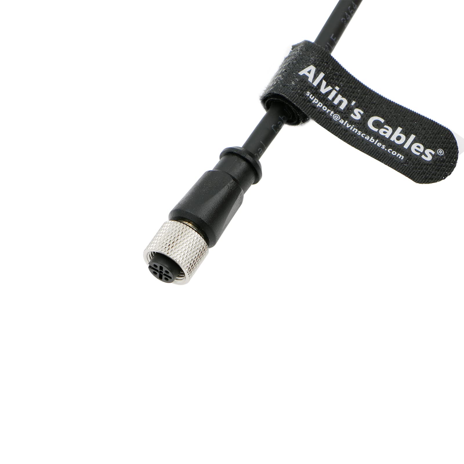 M12 A Code 5 Pin Female Aviation Socket Sensor Shielded Cable for Industrial Camera Sensor Devices Network Alvin’s Cables 2M|6.5Ft