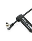 Alvin’s Cables Z-CAM E2 Power Cable for Atomos Ninja V| OSEE G7| Shinobi 7"| Shogun 7 Monitor 2 Pin Male to Lock DC Right Angle Power Cable 30cm|12inches