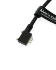 Alvin's Cables USB 3.0 Data-Cable USB-A to Micro-B Left Angle with Dual Locking-Screws High-Flex Cable Shielded-Cable for Industrial Camera Vision Camera 1.5M|4.9ft