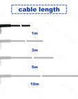 Alvin’s Cable Hirose 6 Pin Female HR10A-7P-6S to Flying Lead Power I/O Cable for Basler GIGE AVT for Sony CCD Camera