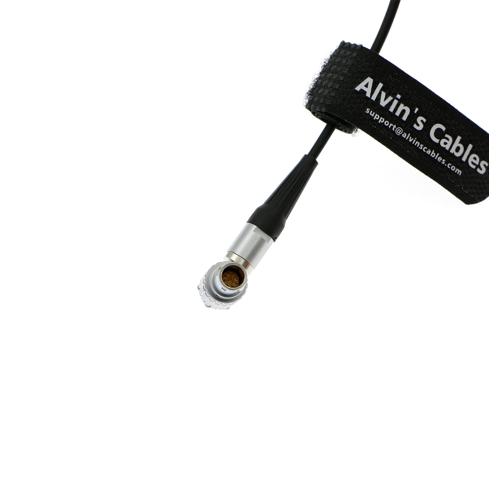 Alvin’s Cables RED Komodo Timecode Cable Right Angle DIN to Right Angle EXT 9 Pin Male Timecode in Cable from Atomos UltraSync ONE Timecode Sync 30cm|12inches