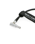 Alvin’s Cables Teradek RT Motor Cable for Teradek MDR.X Receiver | MOTR.X Motor| MK3.1 Motor Straight to Right Angle 4 Pin Male Power Control Cable 60cm|24inches
