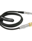 Alvin's Cables BNC to 5 Pin Right Angle Time Code Cable for ARRI Mini Sound Devices ZAXCOM