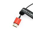 Alvin’s Cables 8K 2.1 Micro-HDMI to Full HDMI Cable for Atomos-Ninja-V 4K-60P Record 48Gbps HDMI for Canon-R5C,R5,R6