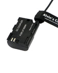 Alvin’s Cables E6 Dummy Battery to D-Tap Power Cable for Canon-R5C Camera 30CM|12Inches