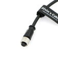 Ethernet Cable M12 A-Code 4 Pin Female Aviation Connector Electrical Cable for Industrial Network Sensor Alvin's Cables 2M| 6.5Ft