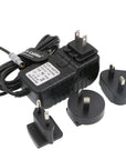 Alvin's Cables Universal AC with UK EU AU US Plugs Adapter Converter Power Cable for Z CAM E2 Flagship Teradek Cube Hollyland Cosmo 600