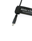 Alvin's Cables Motor Flexible Power-Cable for Tilta-Nucleus-Nano Micro USB to 2.1 DC Barrel Right Angle