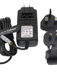 Alvin's Cables Universal AC with UK EU AU US Plugs Adapter Converter Power Cable for Z CAM E2 Flagship Teradek Cube Hollyland Cosmo 600