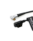 Alvin's Cables RED DSMC2 D-tap to 1B 6 Pin Female Rotatable Right Angle Power Cable for RED Scarlet| Epic| Helium| Weapon Camera 1M