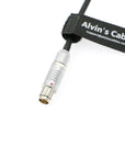 Alvin’s Cables Fischer 6 Pin Female to D-tap Power Cable for Vision Research Phantom Miro L320S M320S| VEO4K 990| VEO4K 590 24cm|9.5inches