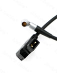 Alvin’s Cables Power Cable for Tilta Nucleus-M Motor Rotatable Right Angle 7 Pin Male to D-tap Power Cable 35CM| 13.8inches