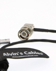 Alvin's Cables BNC to 5 Pin Right Angle Time Code Cable for ARRI Mini Sound Devices ZAXCOM