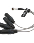 Alvin's Cables Breakout Audio Input Output Cable for Atomos Shogun Monitor Recorder 10 Pin Male to 4 XLR 3 Pin