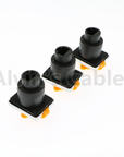 Alvin's Cables 3 Pcs RJ45 Waterproof Coupler Socket Connector IP65 Ethernet Panel Mount RJ45 Connector