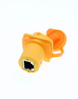 Alvin's Cables 3 Pcs RJ45 Waterproof Coupler Socket Connector IP65 Ethernet Panel Mount RJ45 Connector