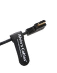 Alvin's Cables Z Cam E2 L Shape HDMI Cable Left Angle to Right Angle High Speed HDMI Cord for Atomos Shinobi Ninja V Monitor| Portkeys BM5 Monitor 50cm|19.7inches