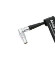 Alvin’s Cables Power Cable for Tilta Nucleus-M Motor Rotatable Right Angle 7 Pin Male to D-tap Power Cable 35CM| 13.8inches