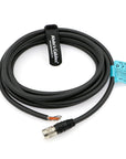 Alvin's Cables Hirose 12 Pin Female HR10A-10P-12S to Open End Shielded I/O Shielded Cable for Sony CCD| Basler Gige| AVT GIGE Industrial Camera 3M| 9.84ft