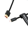 Alvin’s Cables 8K 2.1 Micro-HDMI to Full HDMI Cable for Atomos-Ninja-V 4K-60P Record 48Gbps HDMI for Canon-R5C,R5,R6