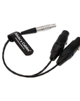 Alvin's Cables Breakout Audio Input Output Cable for Atomos Shogun Monitor Recorder 10 Pin Male to 4 XLR 3 Pin