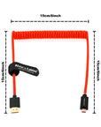 Alvin’s Cables 8K 2.1 Micro-HDMI to Full HDMI Cable for Atomos-Ninja-V 4K-60P Record 48Gbps HDMI for Canon-R5C,R5,R6