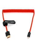 Alvin’s Cables 8K 2.1 Micro-HDMI to Full HDMI Cable for Atomos-Ninja-V 4K-60P Record 48Gbps HDMI for Canon-R5C,R5,R6