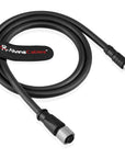 Alvin's Cables Livox Mid-360 LiDAR to Unitree Go2 Robot Dog Cable, Right-Angle M12 A-Code 12-Pin Female to M8 6-Pin Male, LiDAR Power & Data Cord for Robotics, 3D Sensing Applications