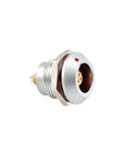 Alvins 0K EGG 4 Pin Socket, Lemo Compatible Circular Connector, Waterproof IP66~IP68, EMI Shielded, Push-Pull Self-Locking for Industrial & Camera Equipment, 2pcs