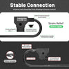Alvin's Cables D-tap to DC Power Cable 12V 5.5mm×2.1mm DC Coiled Cable for Atomos Shogun, Ikan Monitor, Blackmagic Video Assist, SmallHD Indie 7, Right Angle DC