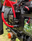 Alvin's Cables 8K HDMI 2.1 Cable 8K@60Hz 4K@120Hz High-Speed Braided Coiled Cable for Atomos Ninja,for Feelworld,for Sony FS5 FS7 FX9,BMPCC,for Canon C300 C500,Left to Up Angle Red