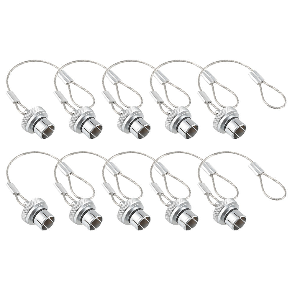 Alvin's Cables Dust Cap Compatible with LEMO 1B(12 mm) Connectors, Industrial Protective Cover with Metal Retention Wire, Dustproof, Moisture Resistant, 2 Pieces