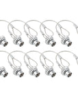 Alvin's Cables Dust Cap Compatible with LEMO 1B(12 mm) Connectors, Industrial Protective Cover with Metal Retention Wire, Dustproof, Moisture Resistant, 2 Pieces