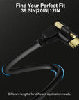 Alvin's Cables Ultra-Flexible Locking USB-C to USB-C Data-Transfer Cable for Blackmagic Pyxis Monitor, URSA Cine EVF, USB-C 3.2 10Gbps High-Speed Cable for Blackmagic Micro Studio Camera 4K G2, Black