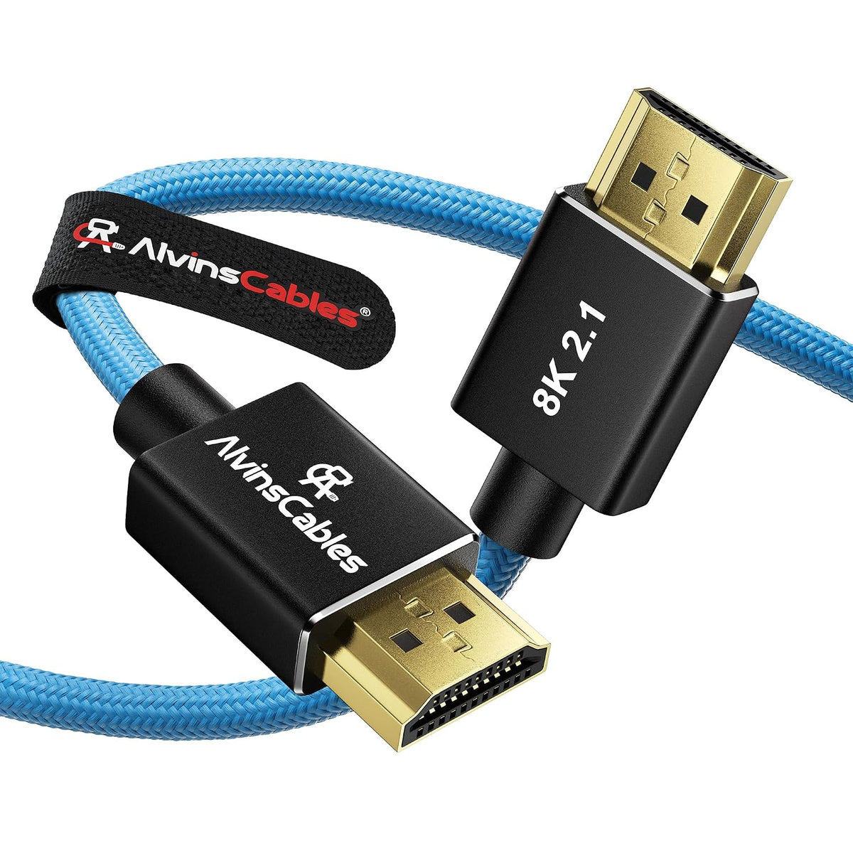 Alvin's Cables 8K Short HDMI 2.1 Cable, 48Gbps Ultra High Speed