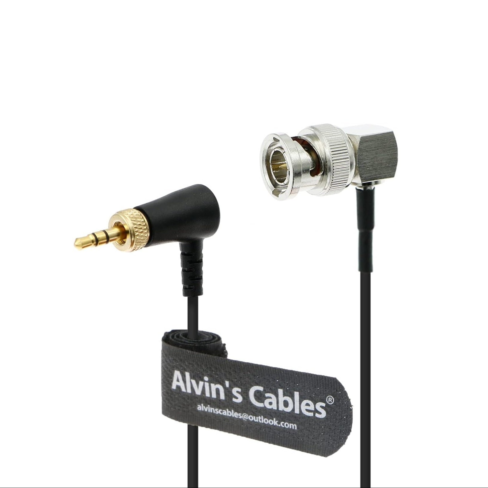 Alvin's Cables 3.5mm TRS to BNC Timecode Cable for Canon C70 for Sony F55 FX9, Zaxcom, Zoom F4| F8| F8n from Deity Timecode Generator Box 50CM|19.7inches