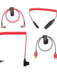 Alvin’s Cables Camera Cable Set for Blackmagic Video Assist, HDMI Ultra-thin Cable| Mini XLR 3 Pin to XLR 3 Pin Female Coiled Cable| Dtap to Locking DC 2.1 Power Cable| 12G BNC SDI Cable, Complete Kit