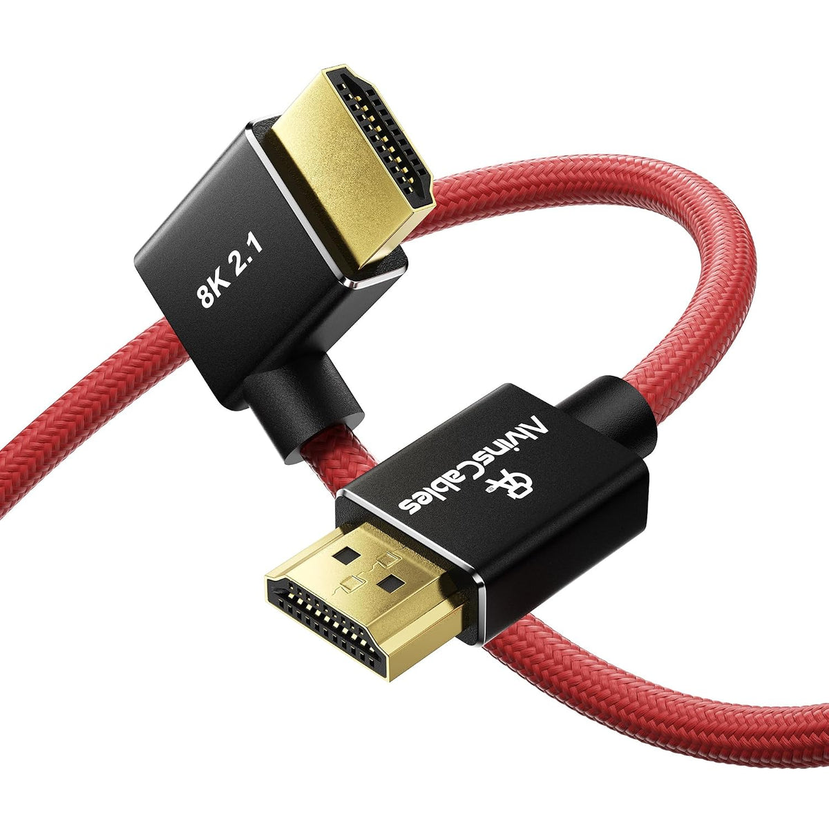 Alvin's Cables 8K Short HDMI 2.1 Cable, 48Gbps Ultra High Speed