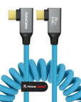 Alvin's Cables Coiled USB-C Cable, 20Gbps Data Transfer, 240W, 4K@60Hz