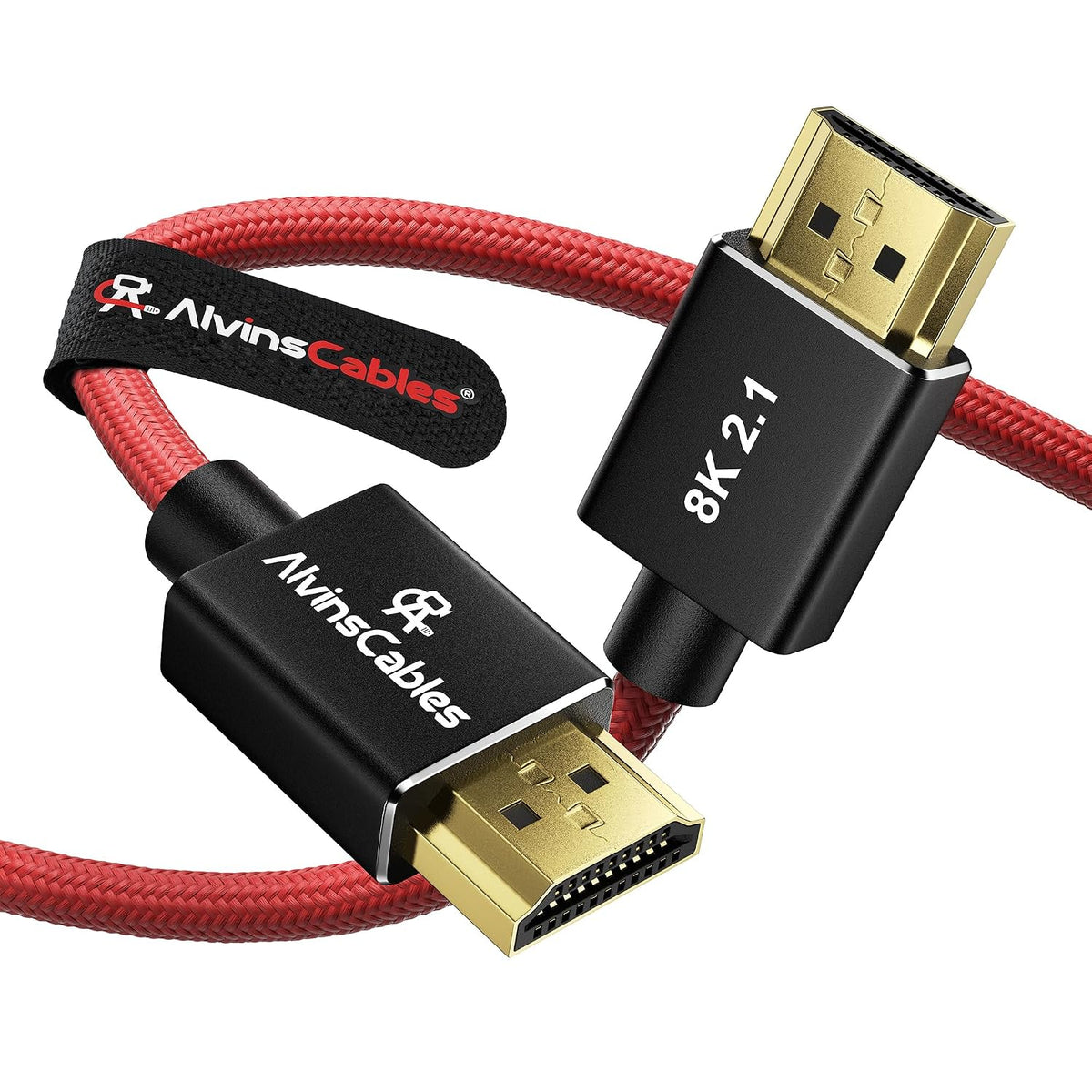 Alvin's Cables 8K Short HDMI 2.1 Cable, 48Gbps Ultra High Speed