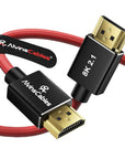 Alvin's Cables 8K Short HDMI 2.1 Cable, 48Gbps Ultra High Speed