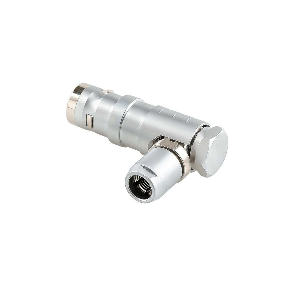 Alvins 1K Series 4 Pin Circular Push-Pull Connector, EMI Shielded, Industrial Connector System for Camera, Broadcast &amp; Test Equipment, 2pcs