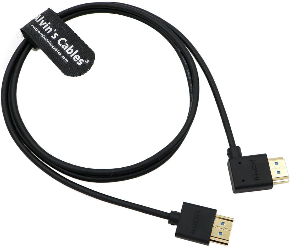 Alvin's Cables 8K HDMI 2.1 Cable High Speed Thin HDMI for Atomos Ninja V Monitor, Z CAM E2, Sony FS5| FS7| A7S3 Cameras
