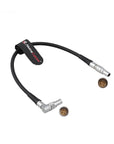 Alvin’s Cables Control Cable for Arri RIA-1 to Ward's Sniper Mark 3 III Rangerfinder Monitor, Compatible with K2.0036186 KK.0039980, 4 Pin Right Angle Rotatable to Straight Data Cable, 30cm|11.8inches