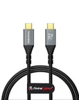 USB-C Cable, USB 3.2 Gen 2x2 20Gbps Data Cable, 240W PD 3.1 Charging, 4K@60Hz Video, [Ultra-Soft] USB-C to USB-C Cable for SSD, BMPCC, Canon R5/R6, Sony FX3/A7C, ZCAM, iPhone, Mac, Dock, Monitor, 30cm