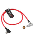 Alvin's Cables Record Control Cable for DJI Focus Pro & Pixboom Spark, USB-C to Right Angle EXT 9 Pin Camera Control Cable, Ultra-Soft 50cm|19.7in
