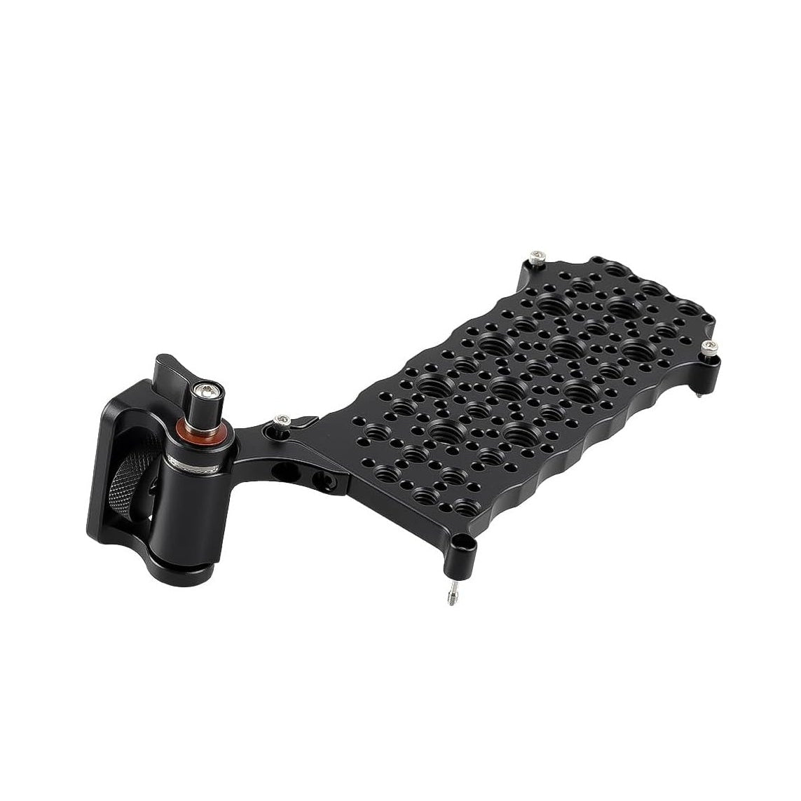 Alvin's Cables Monitor Mounting Bracket Compatible with Tilta Nucleus-M II FIZ Hand Unit, Quick-Release Back Plate with Anti-Twist 1/4"-20 Monitor Mount and 1/4"-20 3/8"-16 Accessory Threads